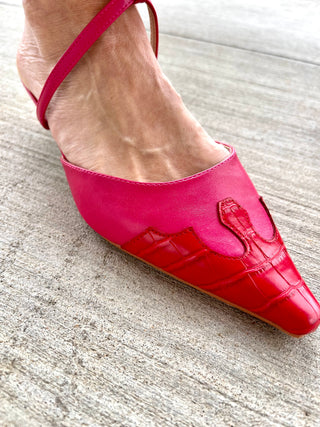 Matisse | Florence Heeled Mule Red/pink