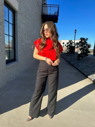 So Chic Pinstripe Pants