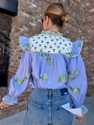 Sweet Serenity Blouse Periwinkle