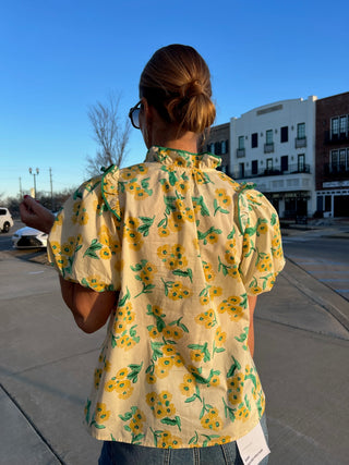 Rosemary Breeze Blouse Yellow