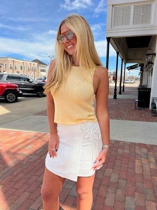 Sadie & Sage | Sterling Sweater Tank lemon