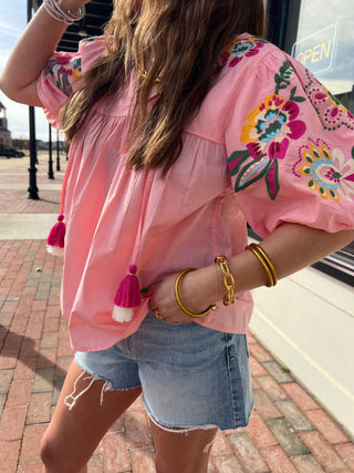 Tropical Sunset Blouse