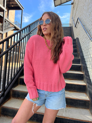 ZSUPPLY | Vida Reversible Sweater Sunset Pink