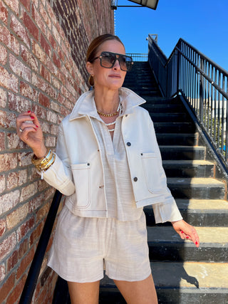 Steve Madden | Myrtha Jacket Oatmeal