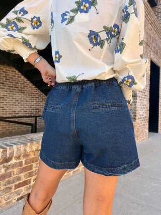 Entro | Buckle Up Skort Dk. Denim