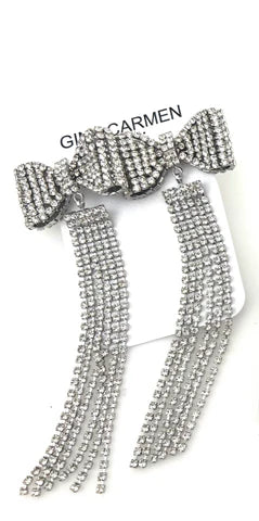 GINA CARMEN | Diamond Bows Earrings