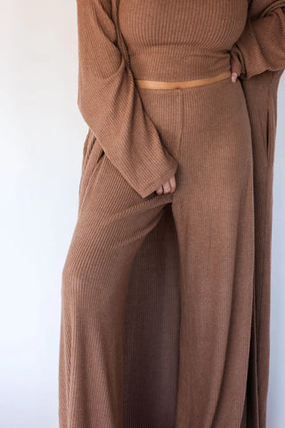 Foxy Kind | Yacht Club Tube Top Cardigan Pant Set Sedona