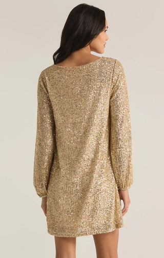 Z Supply | Andromeda Sequin Dress Champagne