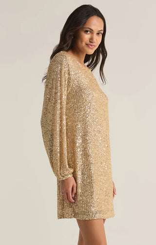 Z Supply | Andromeda Sequin Dress Champagne