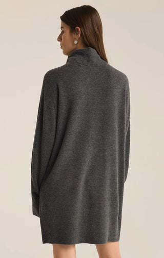 Z Supply | Richie Sweater Dress Charcoal Heather