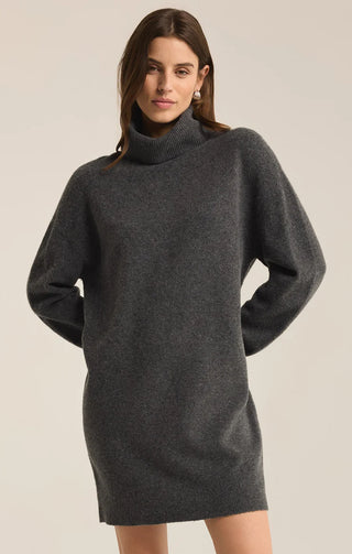 Z Supply | Richie Sweater Dress Charcoal Heather