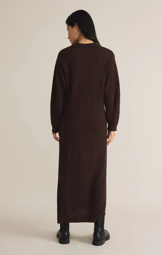 Z Supply | Savanna Sweater Dress Dark Chocolate