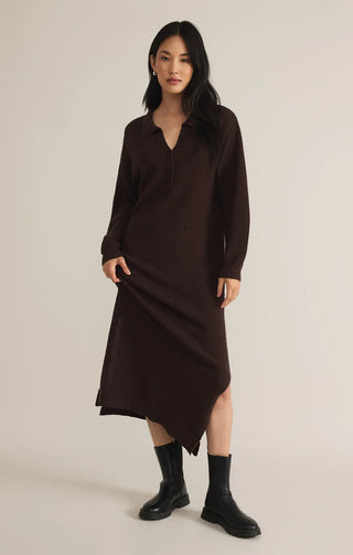 Z Supply | Savanna Sweater Dress Dark Chocolate