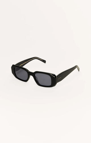 Z Supply | Off Duty Polished Black-Gradient Sunglasses