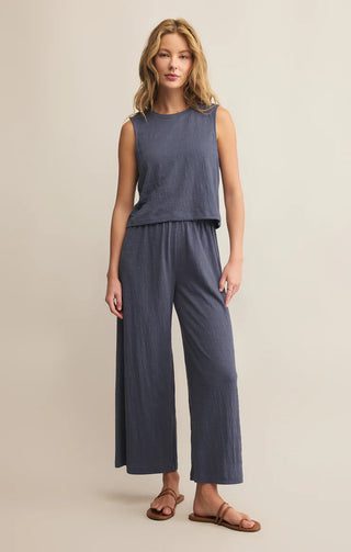 Scout Textured Slub Pant Worn Blue