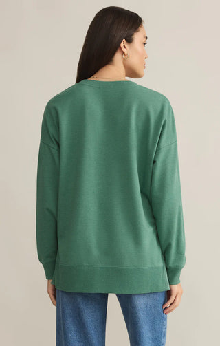 Z SUPPLY | V-Neck Weekender Botanical Green