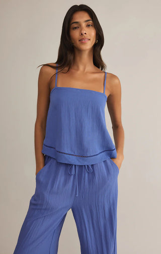 La Luz Textured Tank Riviera