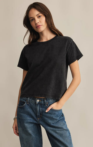 Z Supply | Go To Washed Tee Black