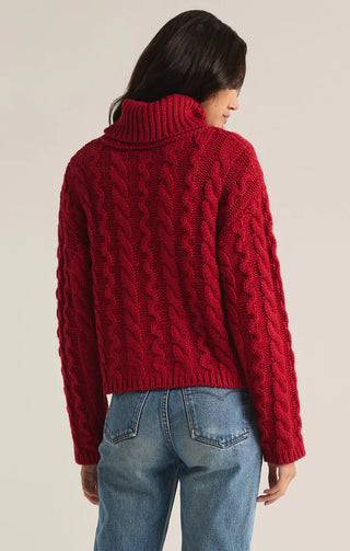 Z Supply | Tied To You Sweater Haute Red