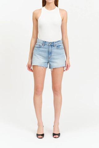 Daze Denim | Troublemaker High Rise denim Shorts Ice Cream Vintage