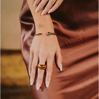 Sahira | Stevie Nail Cuff Silver